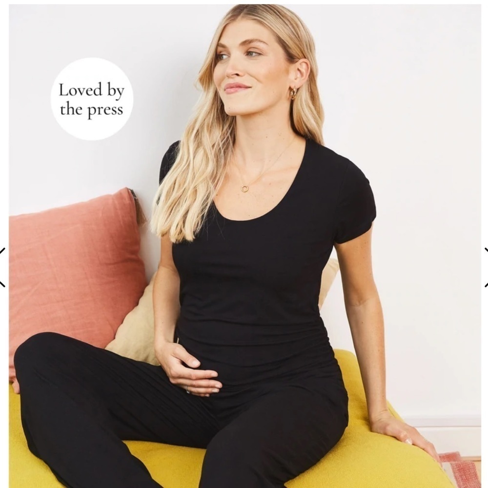 ✌🏻3/$30✌🏻 Isabella Oliver Maternity Cap Scoop Top​​​​​​​